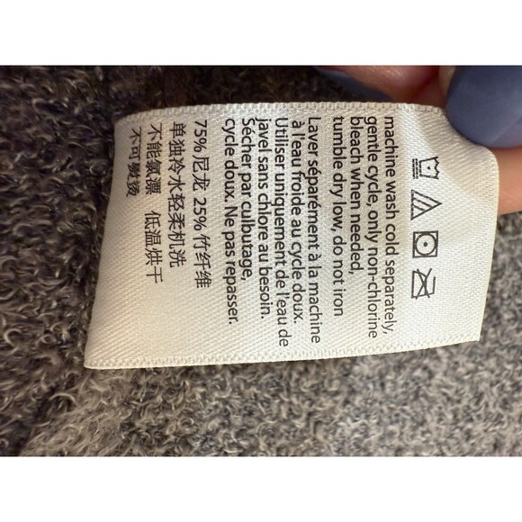 Barefoot Dreams Cozychic Lite Cardigan Gray S/M Open Front Soft Knit Pockets - Picture 10 of 10